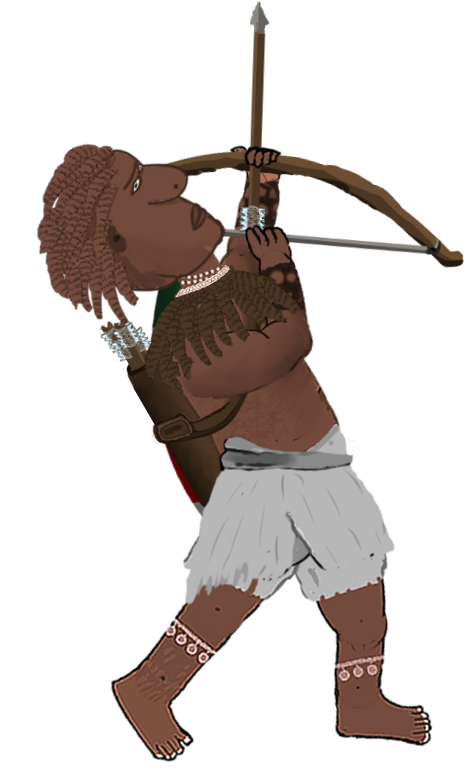hero has bow
